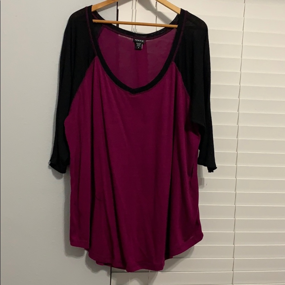 Plum torrid shirt